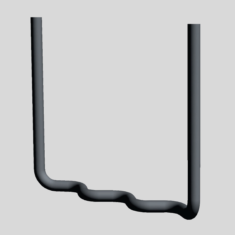AGRAFE 0.6 EN FORME DE U - SACHET/100